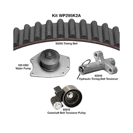 Dayco 00-04 Chrysler Intrepid V6 3.5L Water Pump Kit, Wp295K2A WP295K2A